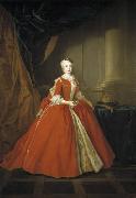 Louis de Silvestre Portrait of the Princess Maria Amalia of Saxony in Polish costume. oil painting reproduction